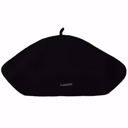 Kangol 3388BC, Beret, Black, Autumn/Winter, Flat crown, Wool felt, 100% Wool