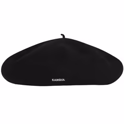 Kangol 0252HT, Beret, Black, Autumn/Winter, TWN, Flat crown, Wool felt