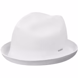 Kangol 6371BC, Hat, Fedora hat, White, Spring/Summer, Center dent crown, 5.1 cm