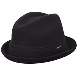 Kangol 6447BC, Hat, Fedora hat, Black, Autumn/Winter, TWN, Center dent crown