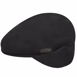 Kangol 0238KG, Head cap, Flat cap, Black, Autumn/Winter, Flat crown, Wool felt