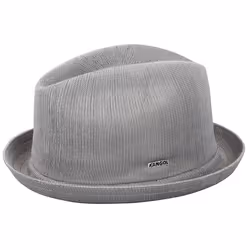 Kangol 6371BC, Hat, Fedora hat, Grey, Spring/Summer, Center dent crown, 5.1 cm