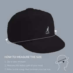 Kangol Furgora Links - Black/M Black  Medium