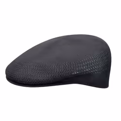 Kangol 0290BC, Head cap, Flat cap, Black/Gold, Spring/Summer, TWN, Flat crown