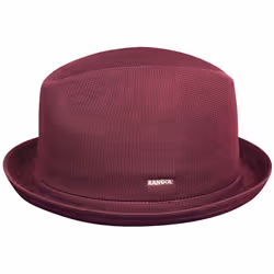 Kangol 6371BC, Hat, Fedora hat, Burgundy, Spring/Summer, Center dent crown, 5.1 cm