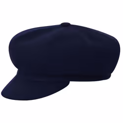 Kangol 0259BC, Head cap, Newsboy cap, Navy, Autumn/Winter, Round crown, Wool felt