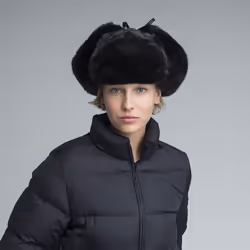 Kangol K4301ST, Hat, Trapper hat, Black, Autumn/Winter, CHN, Faux fur