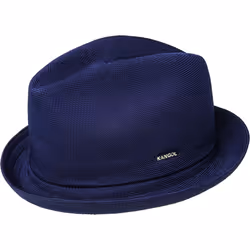 Kangol 6371BC, Hat, Fedora hat, Navy, Spring/Summer, Center dent crown, 5.1 cm