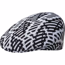 Kangol K3576, Head cap, Flat cap, Black/White, Autumn/Winter, Canvas, 37% Polyester, 31% Modacrylic, 27% Acrylic, 5% Wool; He ...