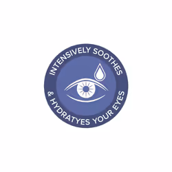 Intensive Soothing Eye Drops, Relief From Dry Eyes - Long-Lasting Lubricating Eye Drops with Hyaluronic Acid, Suitable for Use with Contact Lenses,