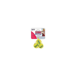 Kong Air Squeaker Tennis Balls 3 balls Size:Medium Packs:Pack of 2