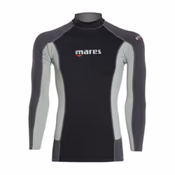 Mares Men Standard Rash Guard Black Grey 3X-Large