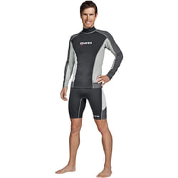 Mares Long Sleeve Trilastic Rash Guard  Black Grey  Medium