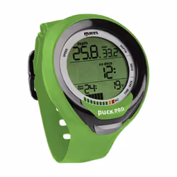 Mares Puck Pro+ Wrist Dive Computer | Ultra Flat Design Watch-Style One Button Control Underwater Scuba Diving Computer Lime ...