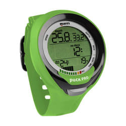 Mares Puck Pro+ Wrist Dive Computer | Ultra Flat Design Watch-Style One Button Control Underwater Scuba Diving Computer  Lime/Black