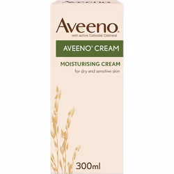 Aveeno Moisturising Cream (1x 300ml)  Nourishing Body Lotion with Hydrating Colloidal Oatmeal  Full Body Moisturiser for Dry  ...