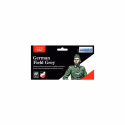 Model Color Waffen SS Camouflage Acrylic Paint Set - Assorted Colours (Pack of 8)