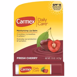 Carmex Lip Balm Stick Cherry Flavor SPF 15 Pack of 2