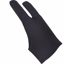Tablet Drawing Glove Artist Glove for Light Box, Graphic Tablet, Pen Display and iPad Pro Pencil (Black)