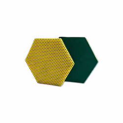 3M B3038054 Scotch-Brite Dual Purpose Scour Pad - 5 x 5 in. - Green & Yellow