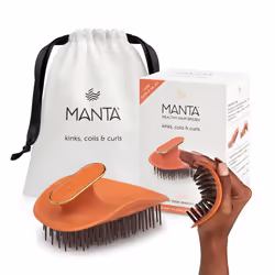 Kinks, Coils & Curls Curly Hair Brush - Anti Breakage Detangle Hair Brush For 3a to 4c, Afro Hair, Shower Detangler Hairbrush ...