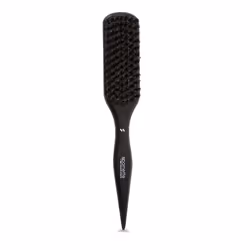 Spornette Big Wonder Teasing Brush Boar & Tourmaline Nylon Bristles - Tapered Handle for Back Brushing & Combing Creating V ...