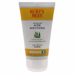 Natural Acne Solutions Pore Refining Scrub by Burts Bees for Unisex - 4 oz Scrub