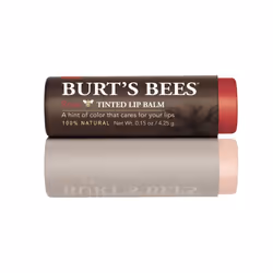 Burt's Bees 100% Natural Tinted Lip Balm  Rose with Shea Butter & Botanical Waxes - 2 Tubes