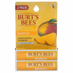 Burts Bees Mango Moisturizing Lip Balm Twin Pack - 2 x 0.15 oz Lip Balm
