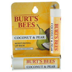 Burts Bees Coconut & Pear Moisturizing Lip Balm Blister - 0.15 oz Lip Balm