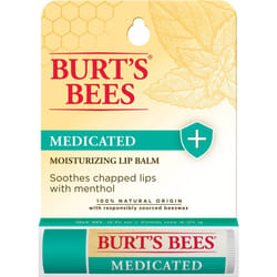 Burts Bees Medicated Moisturizing Lip Balm Blister by Burts Bees for Unisex - 0.15 oz Lip Balm (I0082797)