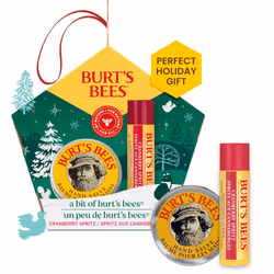 Burts Bees Lip Balm and Hand Salve Gift Set A Bit of Burts Bees Cranberry Spritz 1 Gift Set 015 oz03 oz
