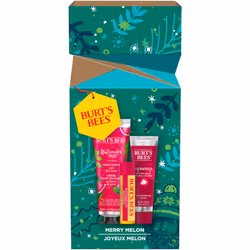Burt's Bees Lip Balm  Squeezy Tinted Balm and Hand Cream Gift Set  Merry Melon  Ready to Give Holiday Gift  1 Gift Set
