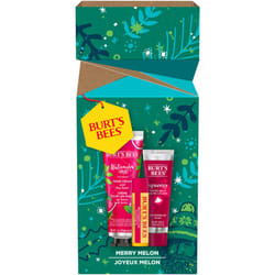Burt's Bees Lip Balm  Squeezy Tinted Balm and Hand Cream Gift Set  Merry Melon  Ready to Give Holiday Gift  1 Gift Set