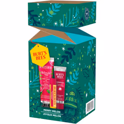 Burt's Bees Lip Balm  Squeezy Tinted Balm and Hand Cream Gift Set  Merry Melon  Ready to Give Holiday Gift  1 Gift Set