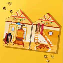 Burt's Bees Lip Balm Advent Calendar 2023 - Official Burts Bees Cozy Cabin 12 Holiday Surprises Advent Calendar - 12 Total Lip Balms
