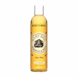 Burt's Bees Baby Bee Shampoo And Wash Tear Free, 235 ml, 2-in-1 Hair & Body, Kids, Moisturizing, Smoothing, Softening, Bottle ...
