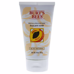 Burts Bees Peach & Willow Bark Deep Pore Scrub - 4 oz Scrub