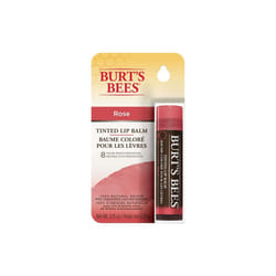 Burt's Bees 100% Natural Tinted Lip Balm, Rose with Shea Butter & Botanical Waxes, 1 Tube