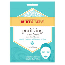 Burts Bees Purifying Sheet Mask With Kiwi Extract Mask 033 Ounce