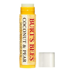 Burt's Bees 100% Natural Moisturizing Lip Balm  Coconut & Pear with Beeswax & Fruit Extracts - 4 Tubes
