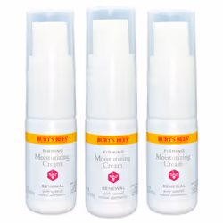 Burt's Bees Renewal Firming Moisturizing Cream  3-Pack (0.35 oz Each)  Hydrating Daily Moisturizer Facial Cream with Bakuchio ...