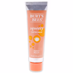 Burts Bees Squeezy Tinted Lip Balm - Sweet Peach for Women 0.43 oz Lip Balm
