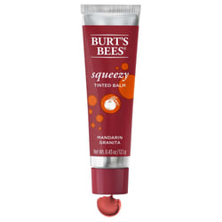 Burts Bees Squeezy Tinted Lip Balm 12g Mandarin Granita