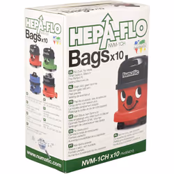 Numatic 604015 NVM1CH Henry Hetty Hoover Vacuum Cleaner Accessory Dust Bags 604.015 (Pack of 10)