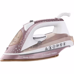 Russell Hobbs Pearl Glide Steam Iron with Pearl Infused Ceramic Soleplate, 315 ml Water Tank, Anti-Drip and Self-Clean Functi ...