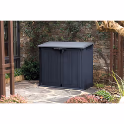 Keter Store it Out Nova with Pistons, Dark Grey with Light Grey Lid