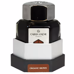 Caran d'Ache 50ml Chromatics Ink Bottle - Organic Brown
