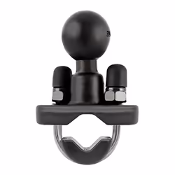 RAM Mounts Handlebar U-Bolt Base for Rails 0.5" to 1" in Diameter, Aluminium, Black