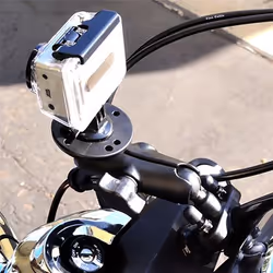 RAM Mounts Handlebar U-Bolt Double Ball Mount 1/4"-20 Threaded Stud
